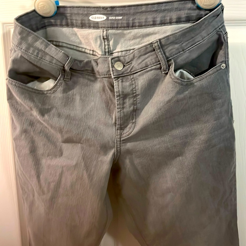 New w/o tags faded black jeans